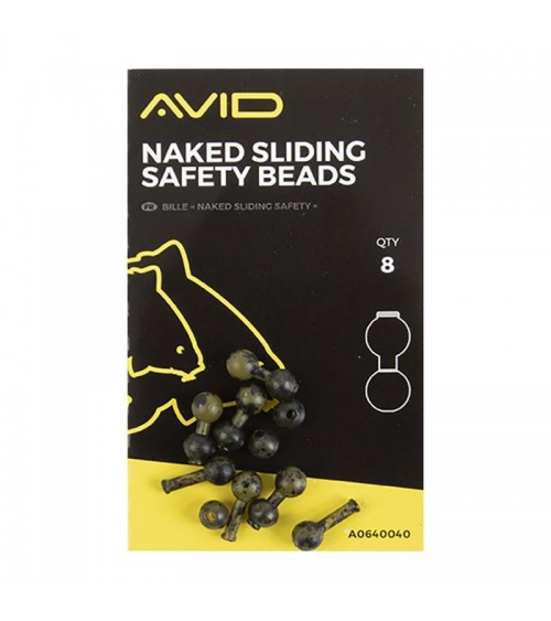 Naked Sliding Safety Beads avid Carp