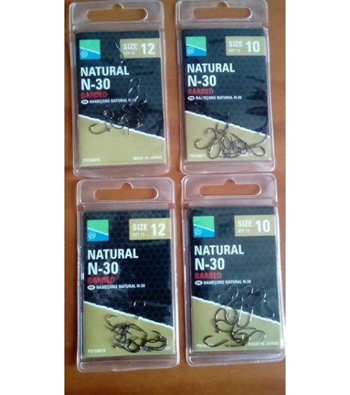 Natural N-30 Hook Preston - Feeder Store