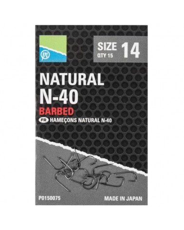 Natural N-40 Hook Preston