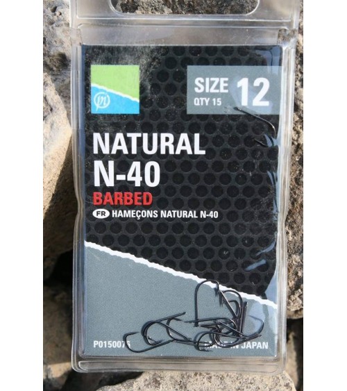 Natural N-40 Hook Preston - Feeder Store