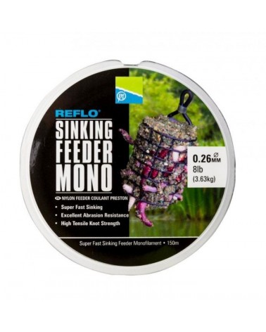 Monofilo Reflo Sinkink Feeder Mono Preston