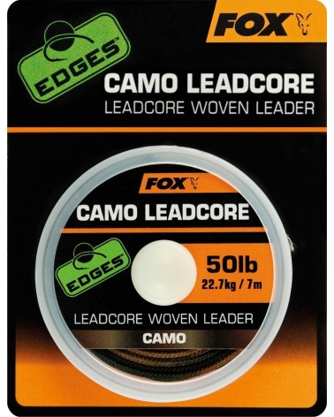 Trecciato Camo Leadcore 50lb 25m Edges Fox