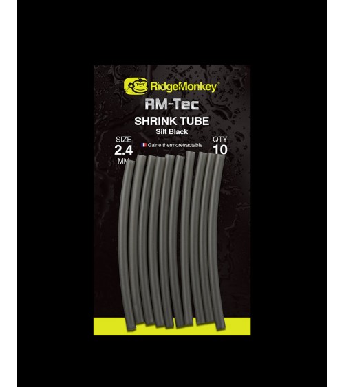 Shrink Tube Silt Black 1.6mm RidgeMonkey - Feeder Store