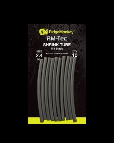 Shrink Tube Silt Black 1.6mm RidgeMonkey