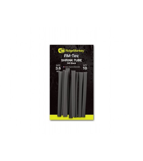 Shrink Tube Silt Black 3.6mm RidgeMonkey