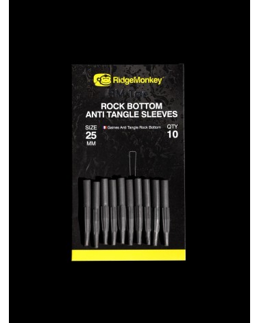 Rock Bottom Anti Tangle Sleevers 25mm Short RidgeMonkey