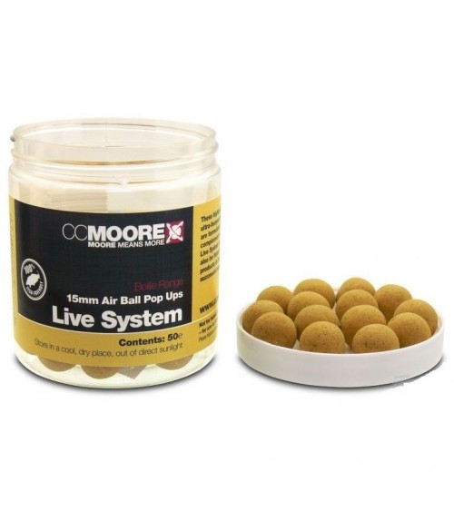 Live System Air Ball Pop Ups 15mm CCMoore - Feeder Store