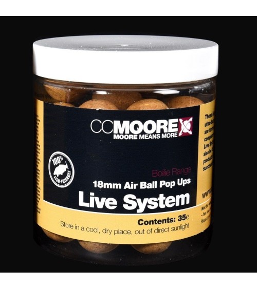 Live System Air Ball Pop Ups 18mm CCMoore