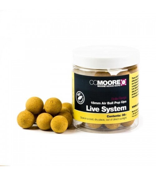 Live System Air Ball Pop Ups 18mm CCMoore - Feeder Store