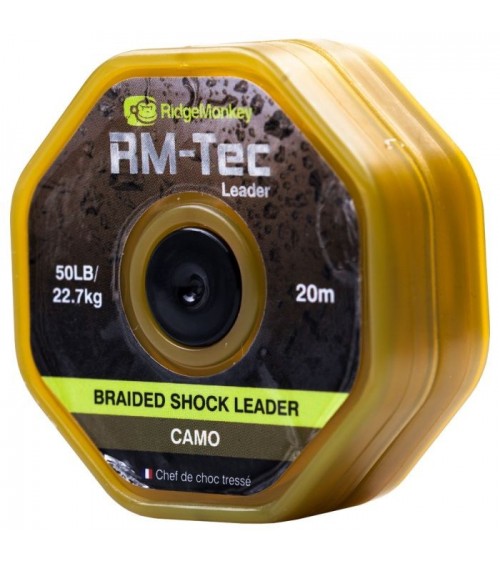 Braided Shock Leader Camo 50lb Ridge Monkey al miglior prezzo