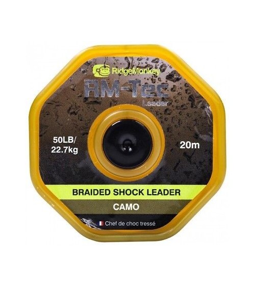 Braided Shock Leader Camo 50lb Ridge Monkey al miglior prezzo