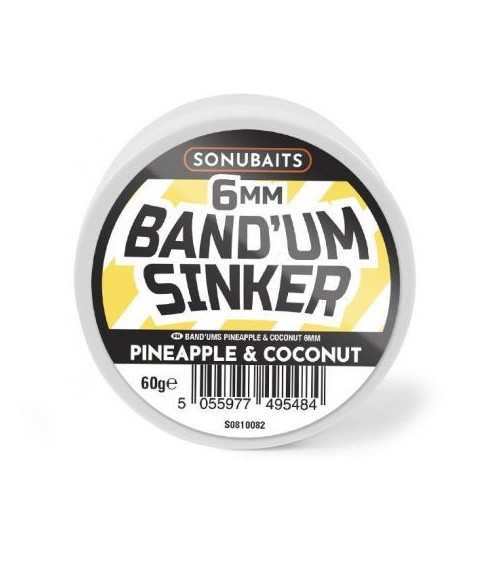 Band'um Sinkers Pineapple & Coconut 6mm Sonubaits