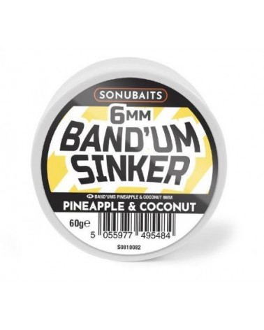 Band'um Sinkers 6mm Pineapple & Coconut Sonubaits