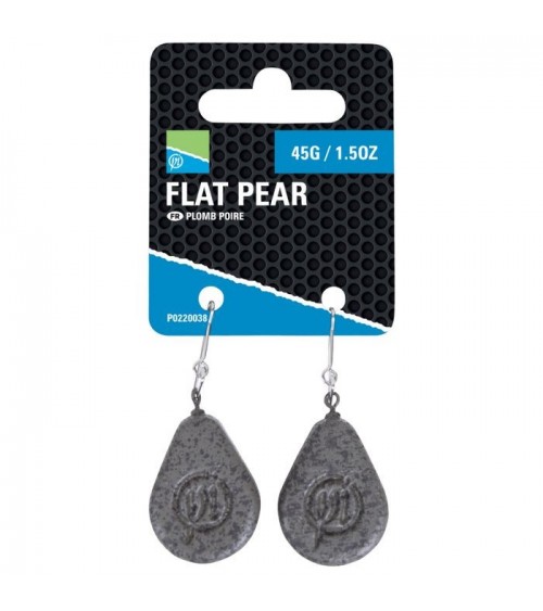 Piombo Flat Pear Lead Preston - Feeder Store