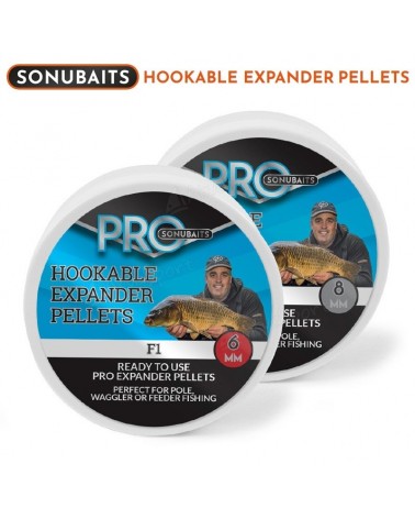 Pro Hookable Expander Pellets F1 8mm Sonubaits