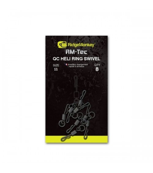 Quick Change Heli Ring Swivel size 11 Ridgemonkey