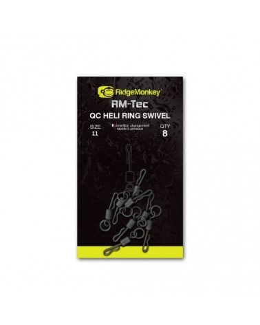 Quick Change Heli Ring Swivel size 11 Ridgemonkey