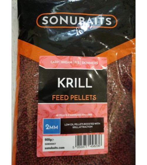 Pellet Krill Feed 2mm Sonubaits - Feeder Store