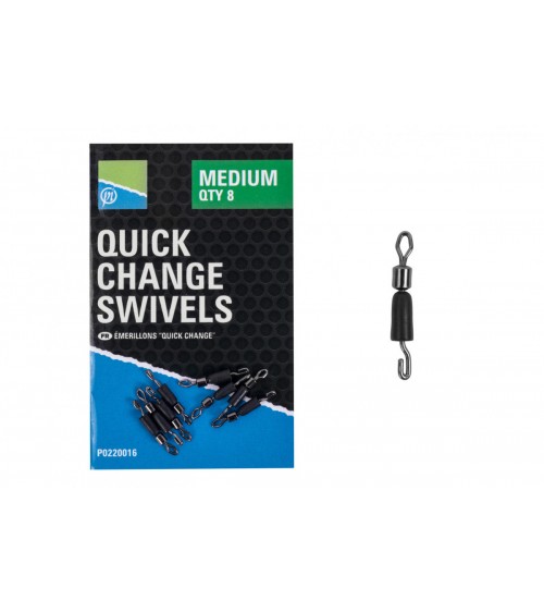 Quick Change Swivels Medium Preston - Feeder Store