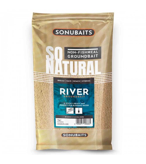 So Natural River 1kg Sonubaits - Feeder Store