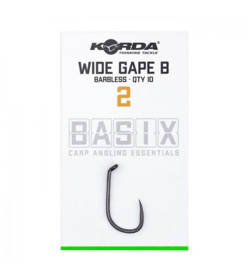 Basix Wide Gape Barbless Korda - Feeder Store