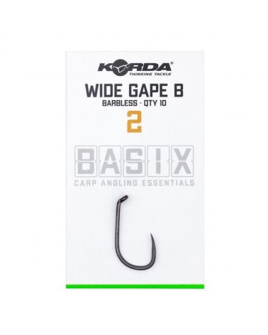 Basix Wide Gape Barbless Korda