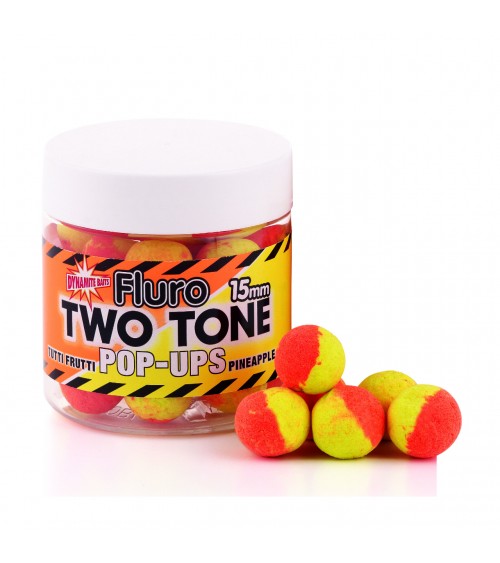 copy of Pop-up Fluoro 15mm Two Tone Krill&Banana Dynamite