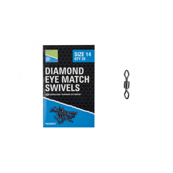 Girella Diamond Eye Match Swivels Mis.14 Preston